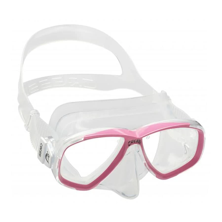 Cressi Perla Tauchermaske Rosa Mit Transparenten Gläsern 1 Cressi Perla Tauchermaske Rosa Mit Transparenten Gläsern
