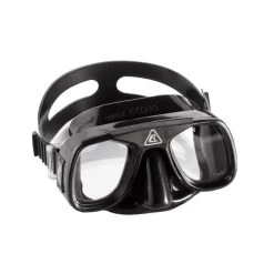 Cressi Superocchio Tauchmaske Schwarz Mit Klaren Gläsern