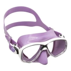 Tauchmaske Cressi Marea Colorama Lila-weiß Mit Klaren Gläsern