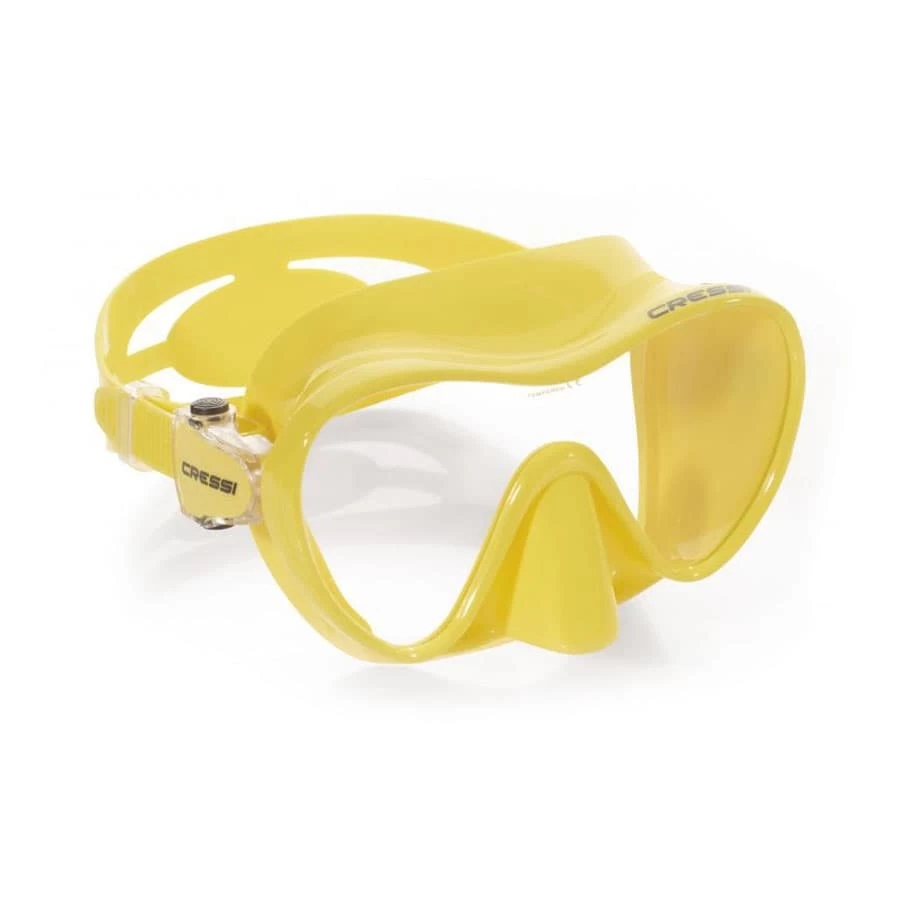 Cressi F1 Tauchermaske Mit Transparenten Gläsern Gelb 1 Cressi F1 Tauchermaske Mit Transparenten Gläsern Gelb