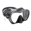 Cressi F1 Tauchermaske Dunkelgrau Mit Transparenten Gläsern Dunkelgrün