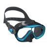 Cressi Estrella Tauchmaske Schwarz Blau Mit Klaren Gläsern