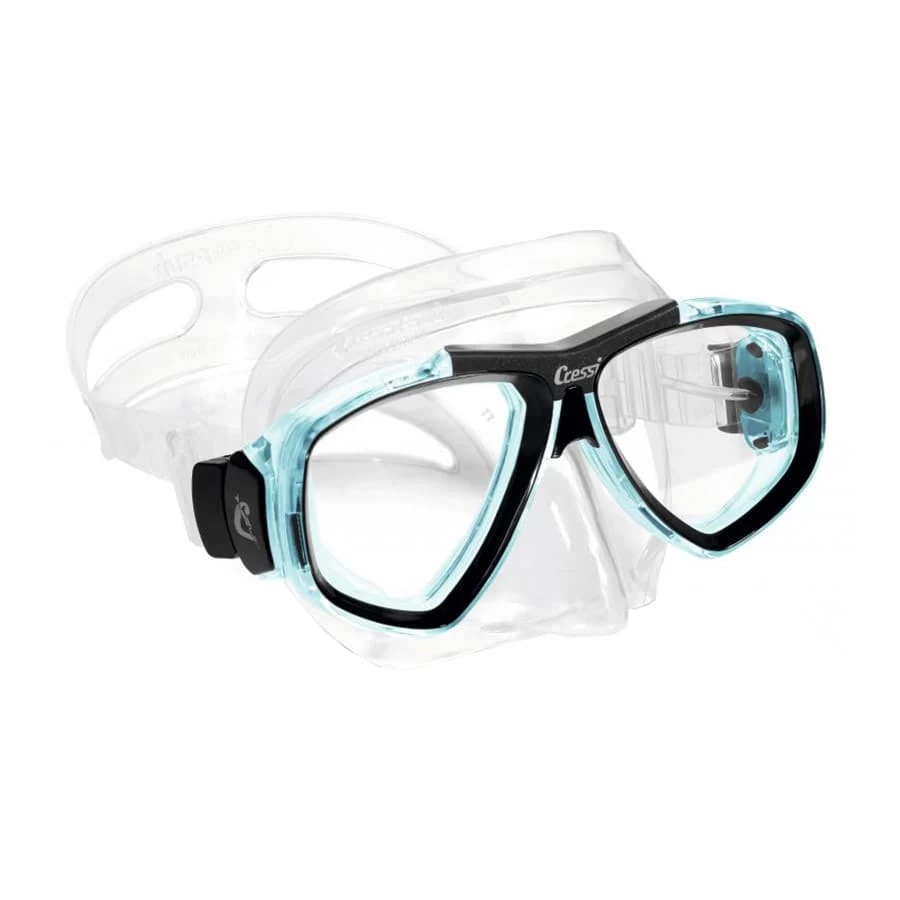 Cressi Focus Weiß Hellblau Tauchmaske Mit Klaren Gläsern 1 Cressi Focus Weiß Hellblau Tauchmaske Mit Klaren Gläsern