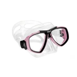 Cressi Focus Rosa-weiße Tauchmaske Mit Klaren Gläsern