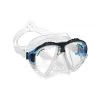 Cressi Matrix Scuba Maske Weiß Hellblau Schwarz Mit Klarem Glas