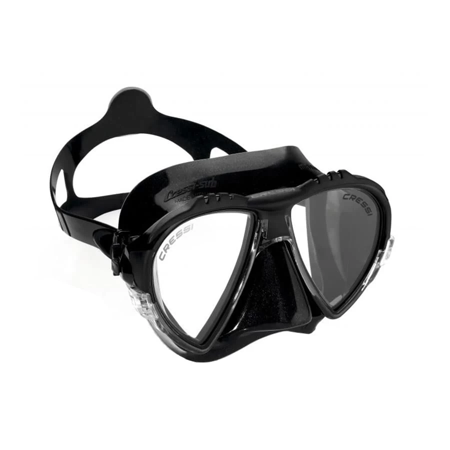 Cressi Matrix Tauchermaske Schwarz Mit Klaren Gläsern 1 Cressi Matrix Tauchermaske Schwarz Mit Klaren Gläsern