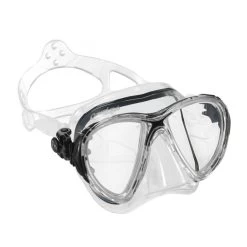 Cressi Evo Big Eyes Scuba Maske Schwarz Weiß Mit Klaren Gläsern