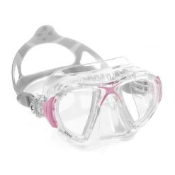 Cressi Nano Weiß Rosa Tauchmaske Mit Klaren Gläsern