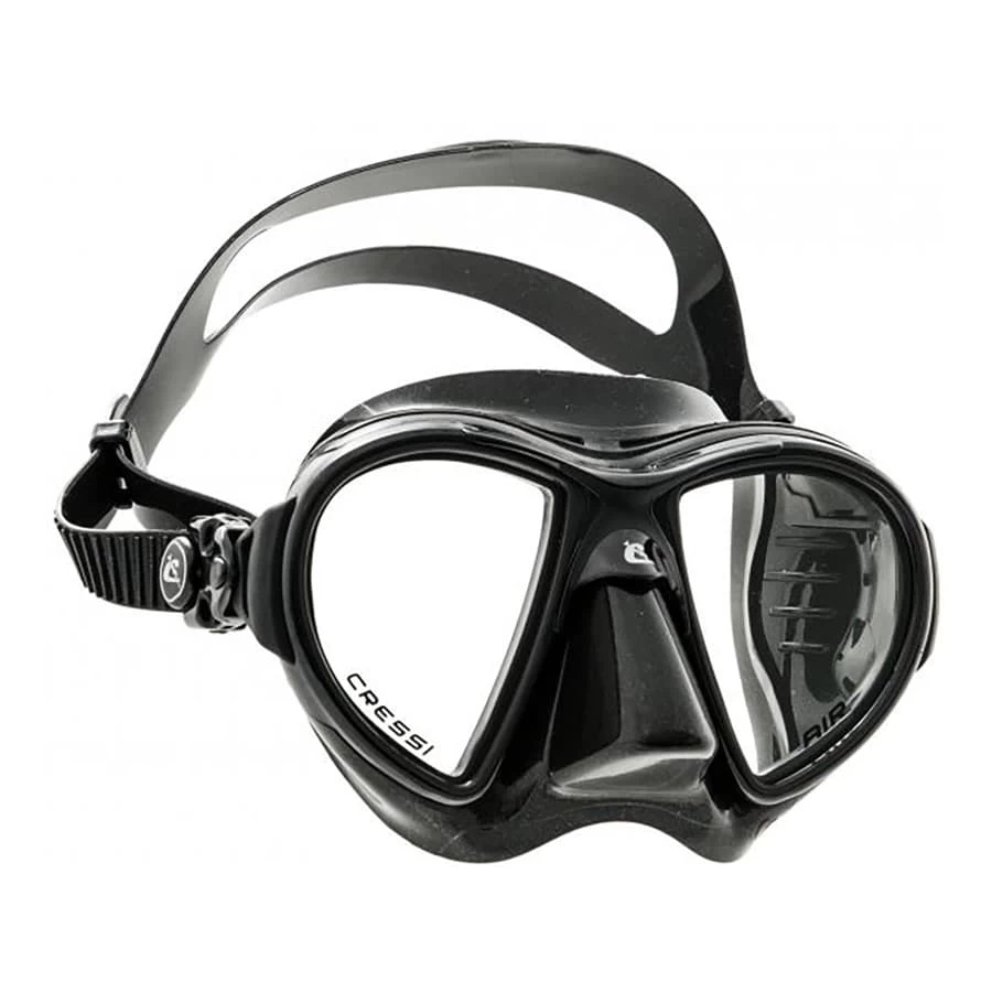 Cressi Air Scuba Maske Schwarz Mit Klaren Gläsern 1 Cressi Air Scuba Maske Schwarz Mit Klaren Gläsern