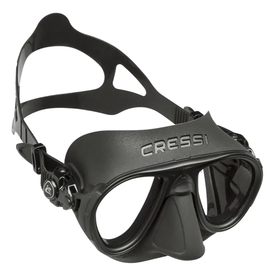 Cressi Calibro Tauchmaske Schwarz Mit Klaren Gläsern 1 Cressi Calibro Tauchmaske Schwarz Mit Klaren Gläsern