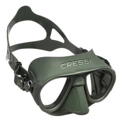Cressi Calibro Grüne Tauchmaske Mit Klaren Gläsern