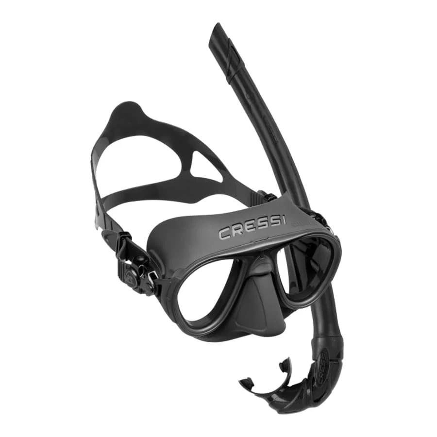 Set Cressi Calibro + Corsica Schwarz 1 Set Cressi Calibro + Corsica Schwarz
