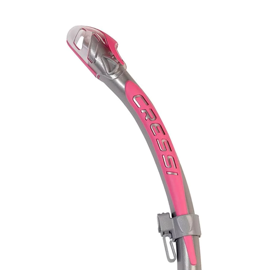 Cressi Korfu Rosa Grau Schnorchel 1 Cressi Korfu Rosa Grau Schnorchel