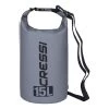 Cressi Dry PVC 15L Rucksack Grau