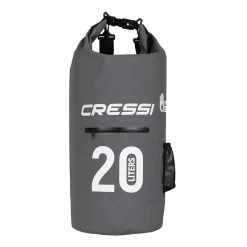 Cressi Dry PVC Reißverschluss 20L Rucksack Grau