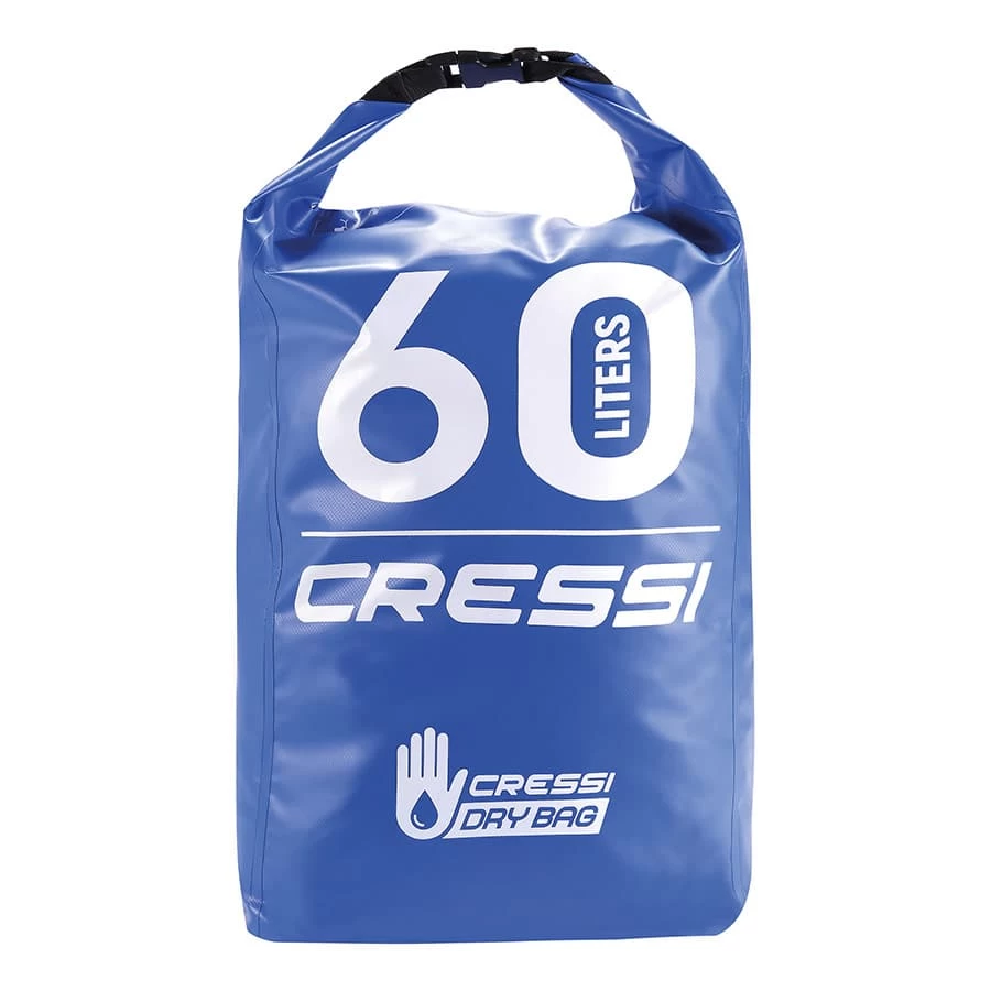 Cressi Dry PVC 60L Rucksack Blau 1 Cressi Dry PVC 60L Rucksack Blau