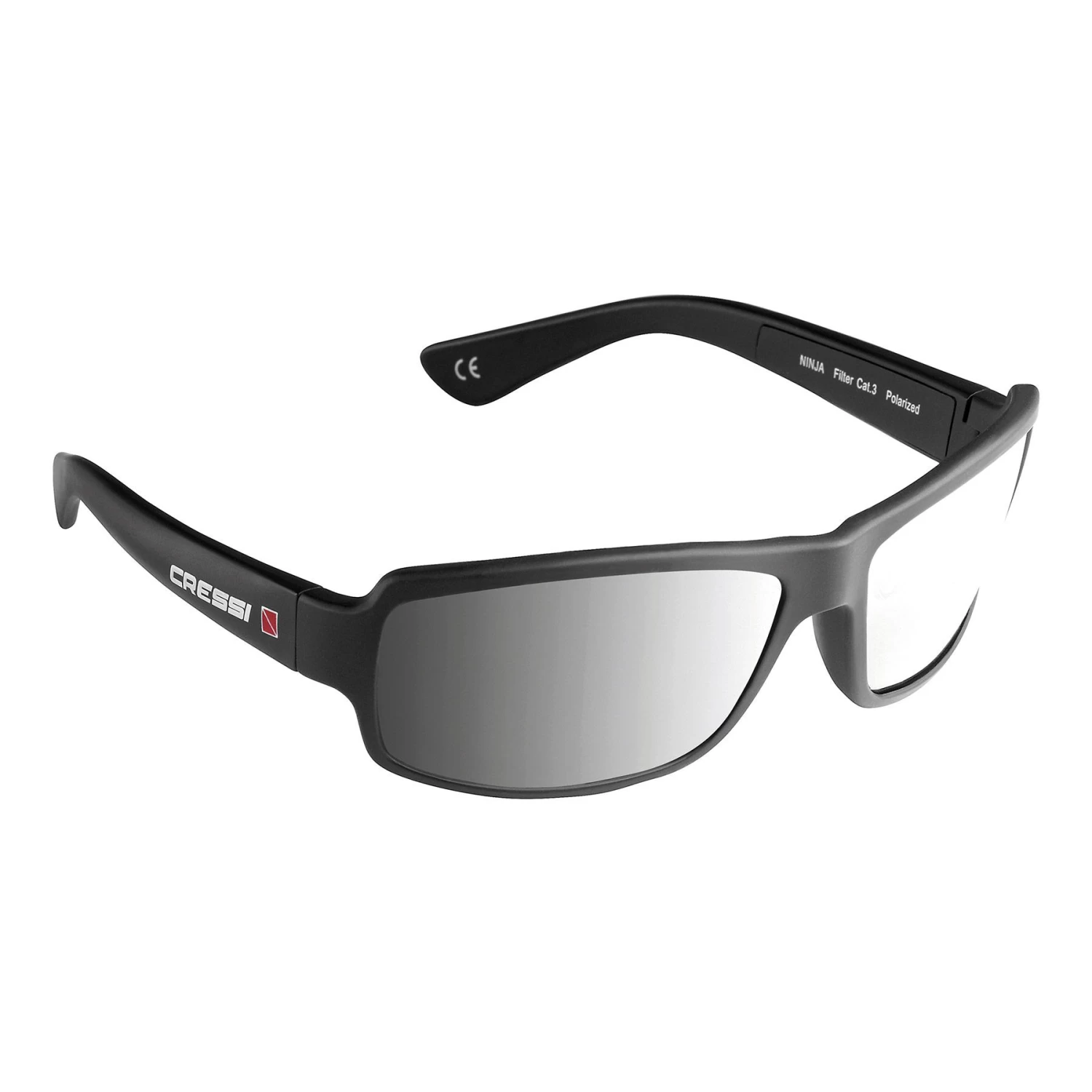 Brille Cressi Ninja Floating Schwarz Mit Polarisierten Gläsern Grau 1 Brille Cressi Ninja Floating Schwarz Mit Polarisierten Gläsern Grau