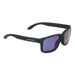 Cressi Blazes Schwimmbrille Schwarz Mit Lila Polarisierten Gläsern