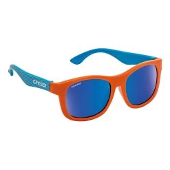 Cressi Teddy Kinder Brille Blau Mit Polarisierten Orangefarbenen Gläsern