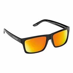 Cressi Bahia Brille Schwarz Mit Orangenen Polarisierten Gläsern