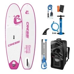 Cressi Isup Element 9'2" Paddle Surf Board Set Aufblasbar Lila