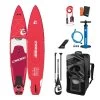 Cressi Isup Fury 12'2" Paddle Surf Board Set Aufblasbar Rot