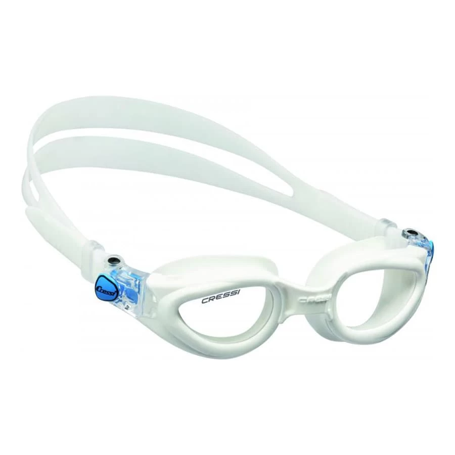 Schwimmbrille Cressi Rocks Weiß Blau Mit Klaren Gläsern 1 Schwimmbrille Cressi Rocks Weiß Blau Mit Klaren Gläsern