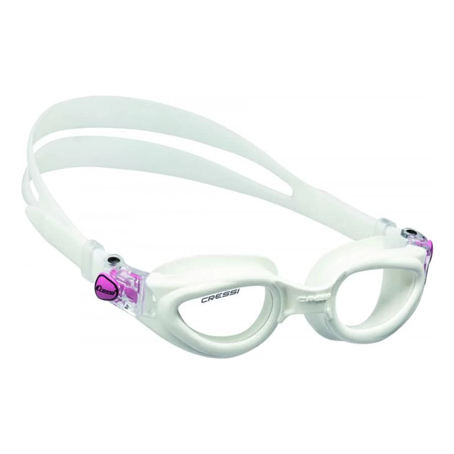 Schwimmbrille Cressi Rocks Weiß Rosa Mit Klaren Gläsern 1 Schwimmbrille Cressi Rocks Weiß Rosa Mit Klaren Gläsern