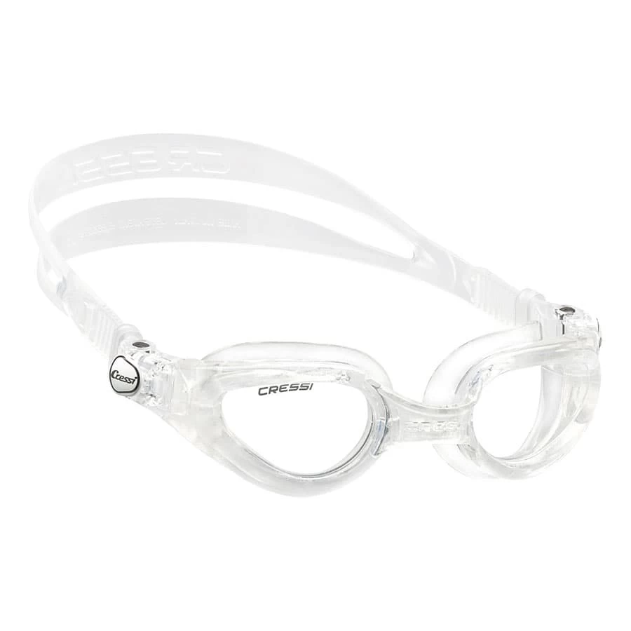 Cressi Right Schwimmbrille Weiß Mit Transparenten Gläsern 1 Cressi Right Schwimmbrille Weiß Mit Transparenten Gläsern
