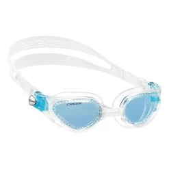 Cressi Right Schwimmbrille Weiß Mit Transparenten Blauen Gläsern