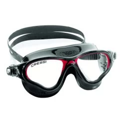 Cressi Cobra Schwimmbrille Schwarz Mit Klaren Gläsern