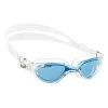 Cressi Flash Schwimmbrille Weiß Mit Transparenten Blauen Gläsern
