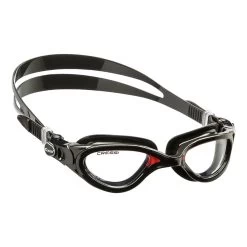 Cressi Flash Schwimmbrille Schwarz Mit Transparenten Gläsern