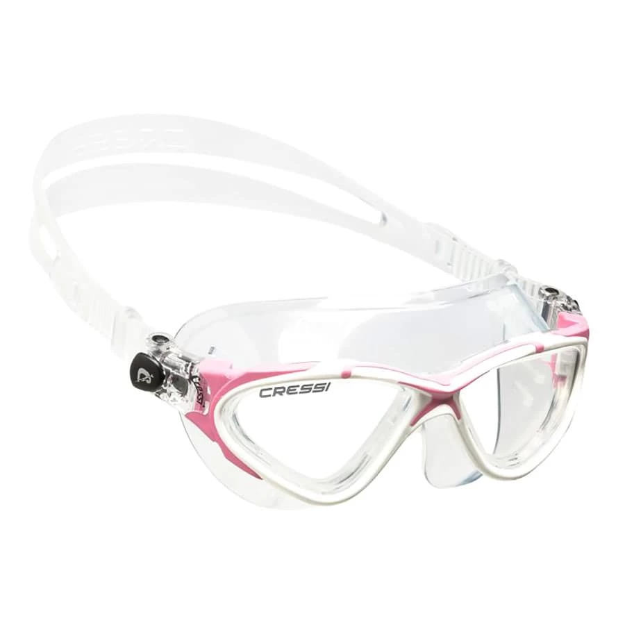 Schwimmbrille Cressi Planet Weiß Rosa Mit Klaren Gläsern 1 Schwimmbrille Cressi Planet Weiß Rosa Mit Klaren Gläsern