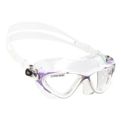 Schwimmbrille Cressi Planet Weiß Lila Mit Klaren Gläsern