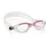 Cressi Flash Medium Schwimmbrille Weiß/rosa Mit Transparenten Gläsern