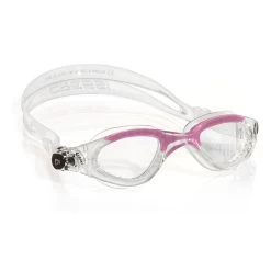 Cressi Flash Medium Schwimmbrille Weiß/rosa Mit Transparenten Gläsern