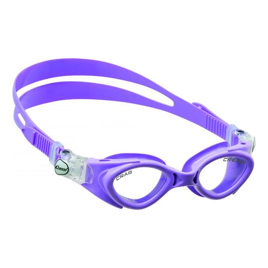 Cressi Crab Schwimmbrille Lila Mit Transparenten Gläsern 1 Cressi Crab Schwimmbrille Lila Mit Transparenten Gläsern