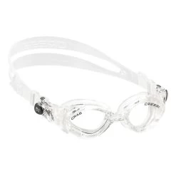 Cressi Crab Schwimmbrille Weiß Mit Transparenten Gläsern