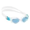 Cressi Crab Schwimmbrille Weiß Mit Transparenten Kinder Blauen Gläsern