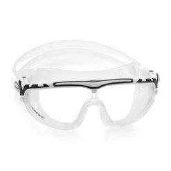 Cressi Skylight Schwimmbrille Weiß/schwarz Mit Transparenten Gläsern