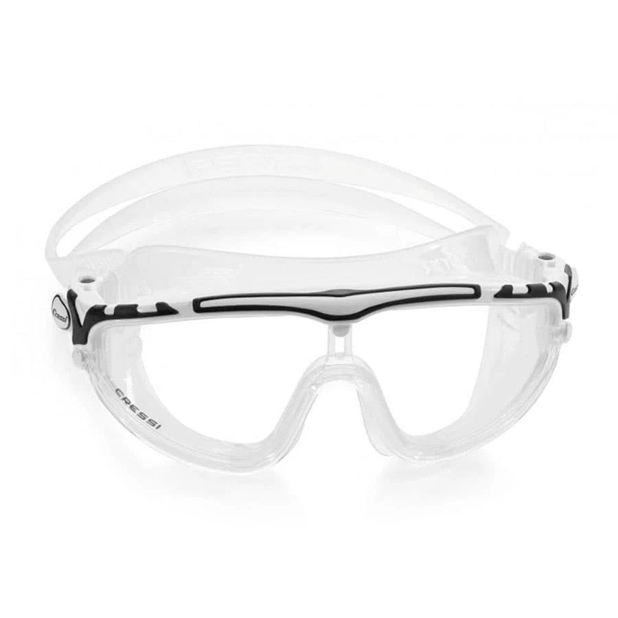 Cressi Skylight Schwimmbrille Weiß/schwarz Mit Transparenten Gläsern 1 Cressi Skylight Schwimmbrille Weiß/schwarz Mit Transparenten Gläsern