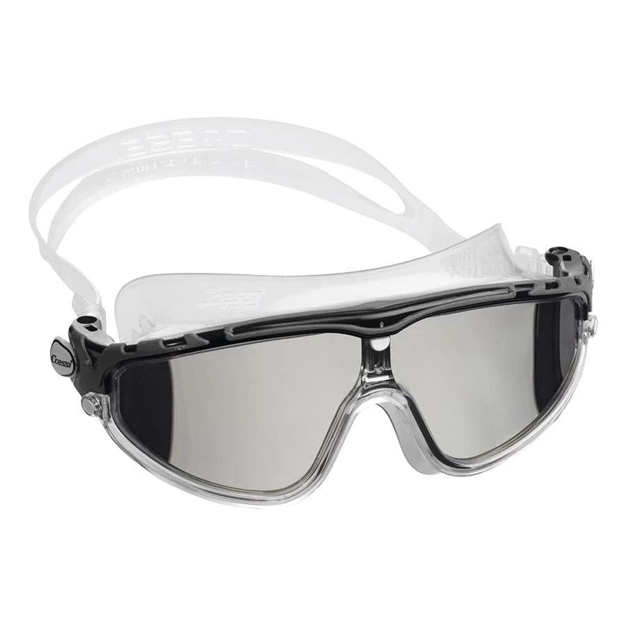 Cressi Skylight Schwimmbrille Weiß/schwarz Mit Verspiegelten Gläsern 1 Cressi Skylight Schwimmbrille Weiß/schwarz Mit Verspiegelten Gläsern