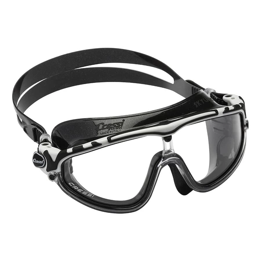 Cressi Skylight Schwimmbrille Schwarz Mit Transparenten Gläsern 1 Cressi Skylight Schwimmbrille Schwarz Mit Transparenten Gläsern