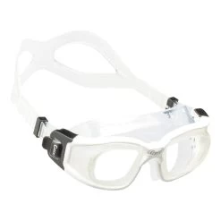 Schwimmbrille Cressi Galileo Glass Weiß Mit Klaren Gläsern