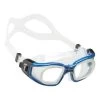 Schwimmbrille Cressi Galileo Glass Weiß Blau Mit Klaren Gläsern
