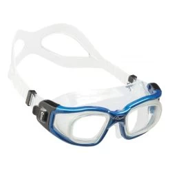 Schwimmbrille Cressi Galileo Glass Weiß Blau Mit Klaren Gläsern
